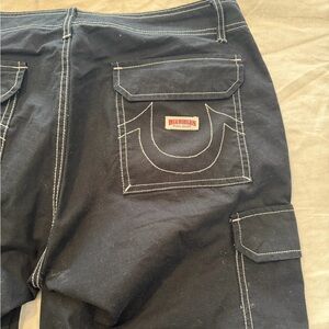 True Religion Dark Cargo Pants